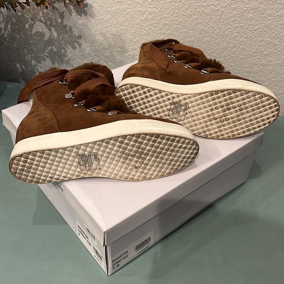 Steve Maddens Wharton chestnut suede size 7 - Picture 3 of 3